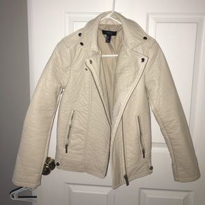 Cute Nude Leather Jacket